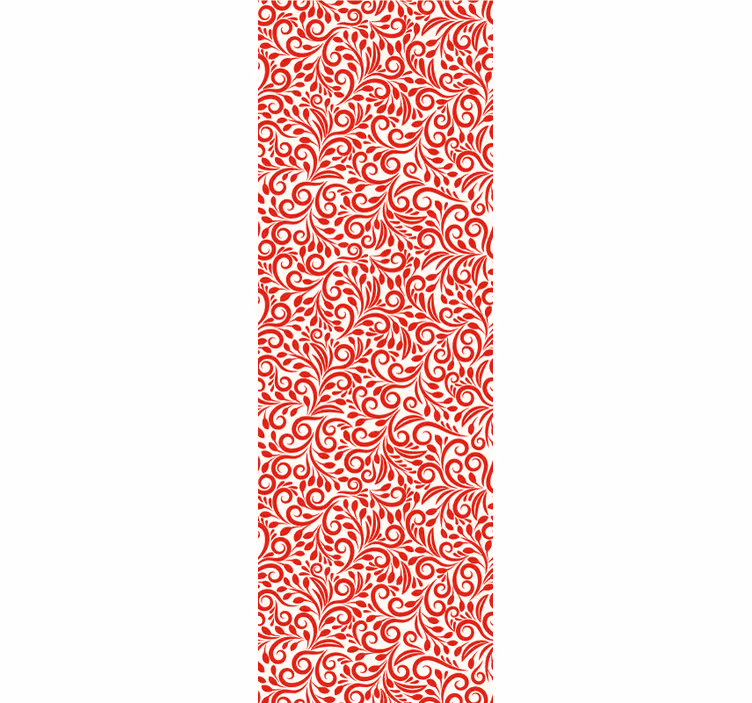 Red polish Flower Wallpaper - TenStickers