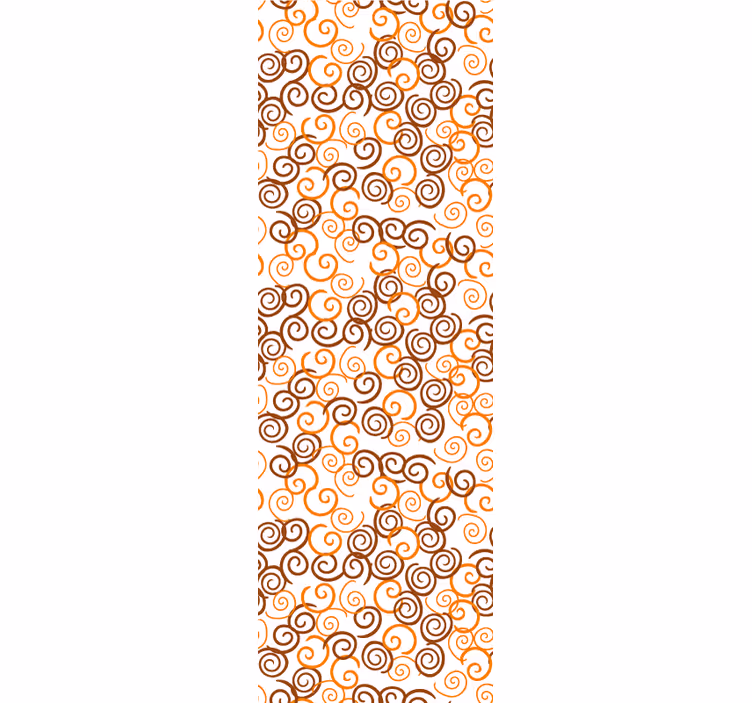 Spiral Swirls Pattern shapes wallpaper - TenStickers