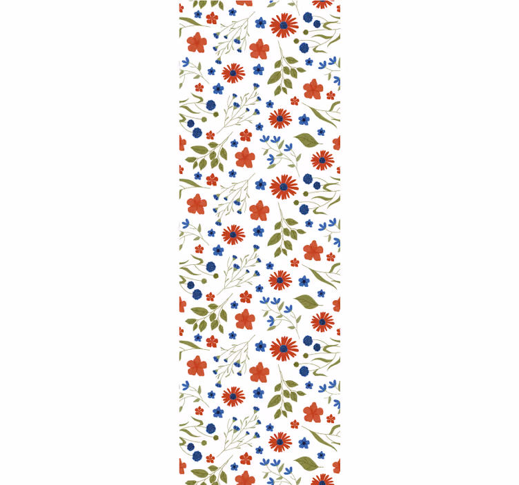 Floral Motif Detail flower wallpaper - TenStickers