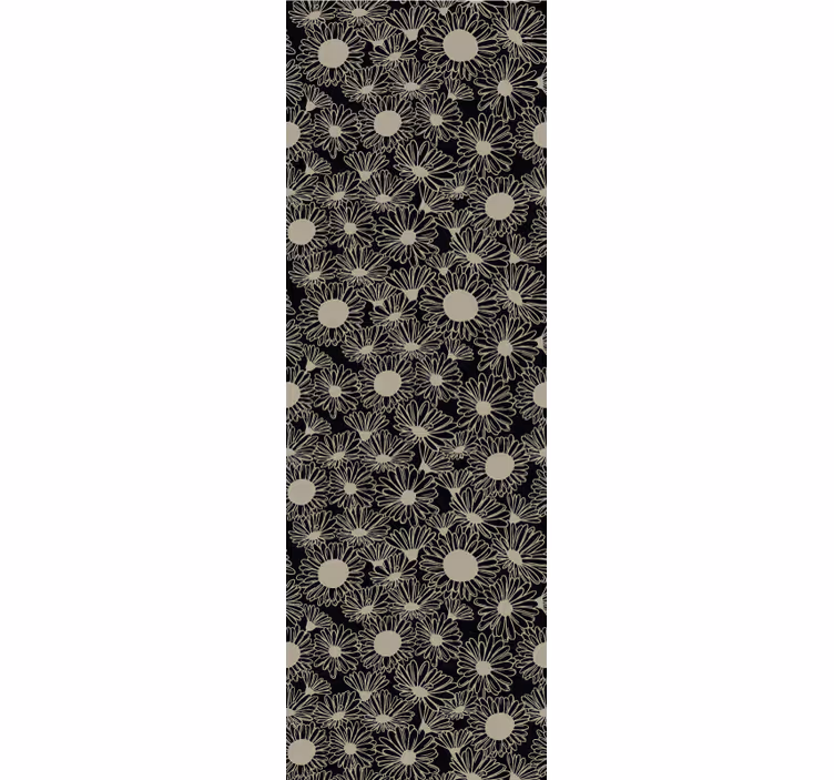 Floral ornament wallpaper floral dotted design - TenStickers