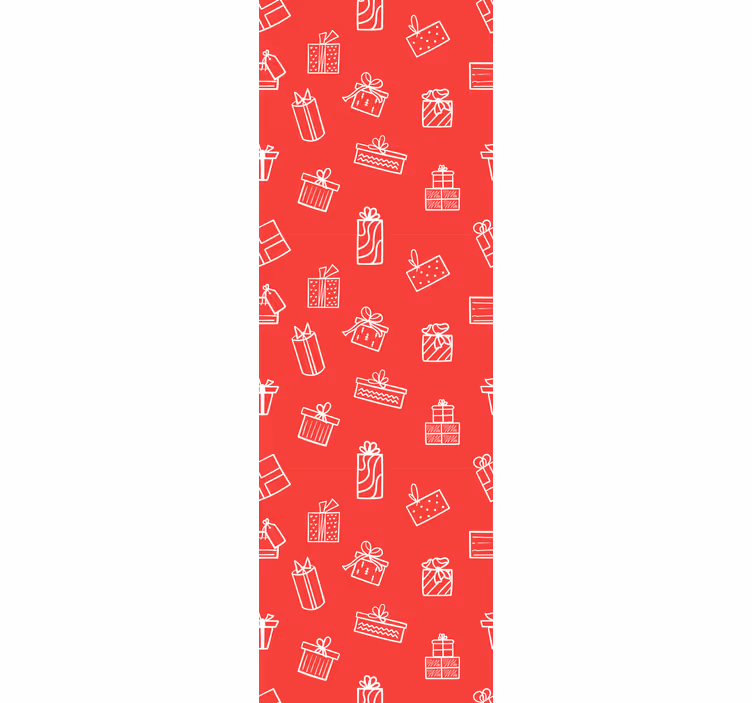 Gift Pattern Motif christmas wallpaper - TenStickers
