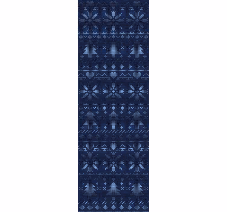 Festive Knit Pattern christmas wallpaper - TenStickers