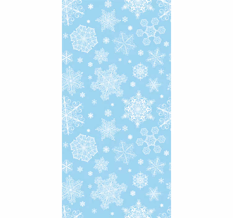 Snowflake Elegance christmas wallpaper - TenStickers