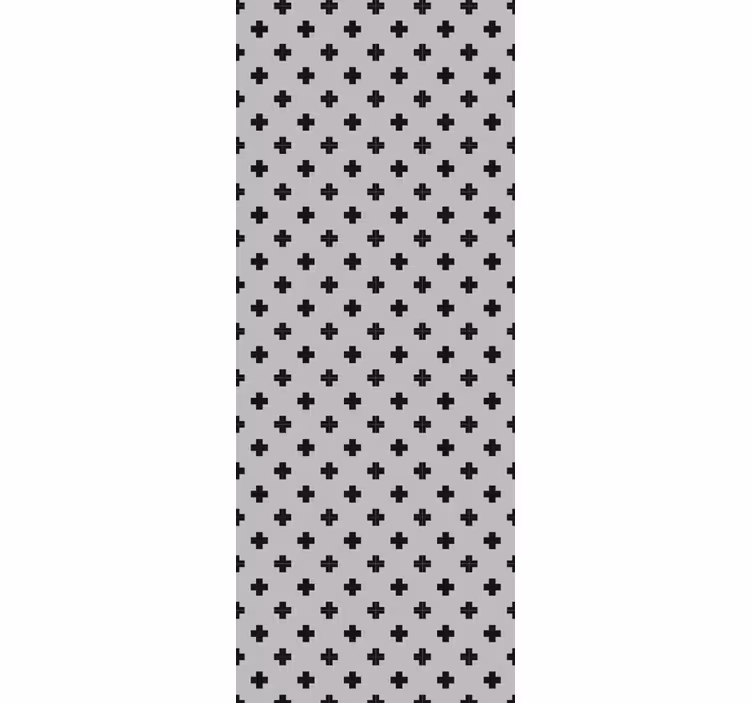 Cross Pattern shapes wallpaper - TenStickers