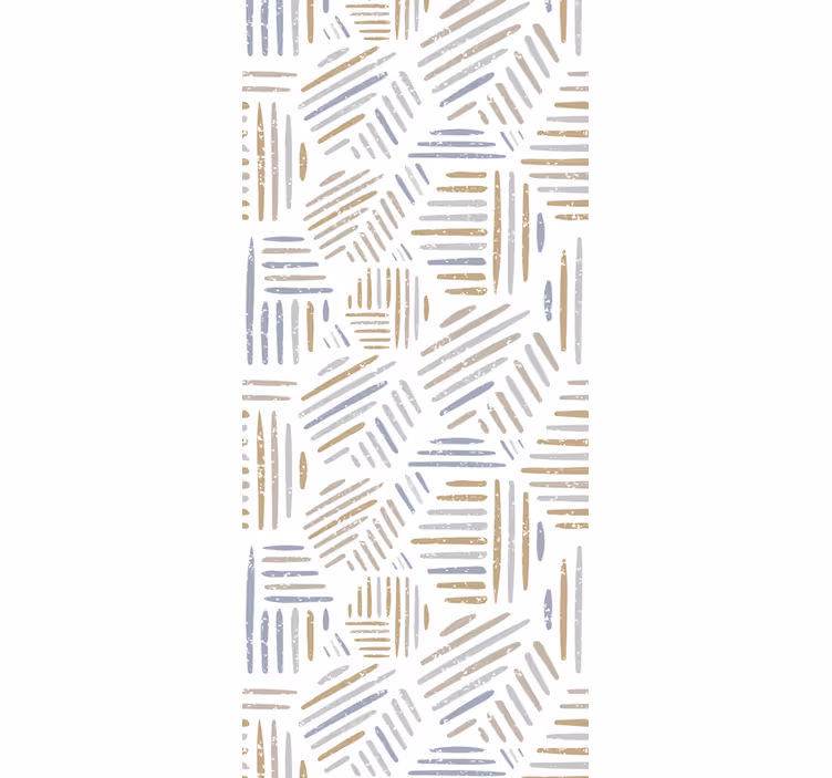 Abstract Linear Pattern geometric wallpaper - TenStickers