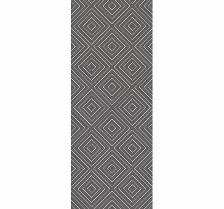 Diamond Shape geometric wallpaper - TenStickers