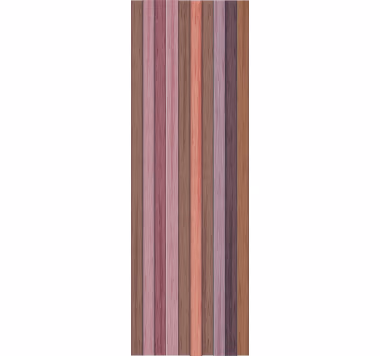 Vertical Harmony striped wallpaper - TenStickers