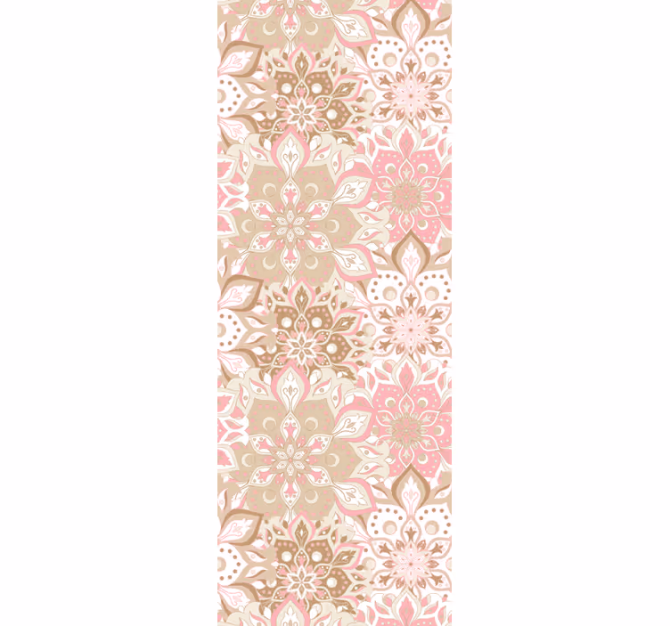 Botanical Intricate Sophistication floral ornament wallpaper - TenStickers