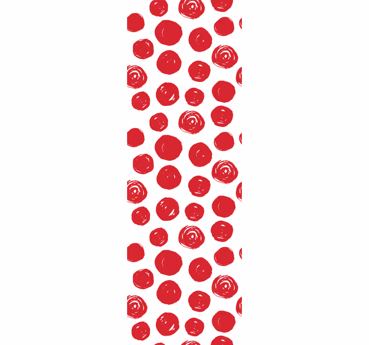 Floral Dot Pattern flower wallpaper - TenStickers