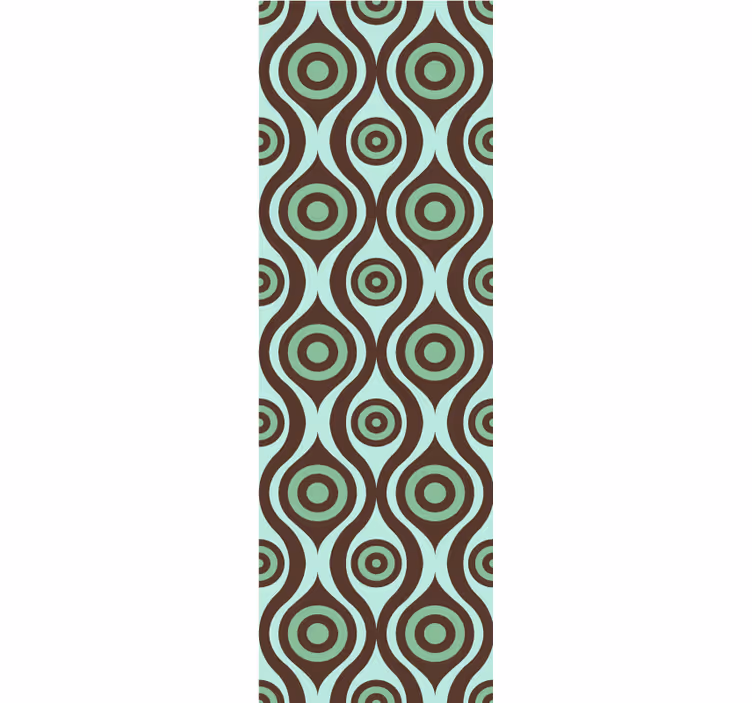Circles Pattern geometric wallpaper - TenStickers