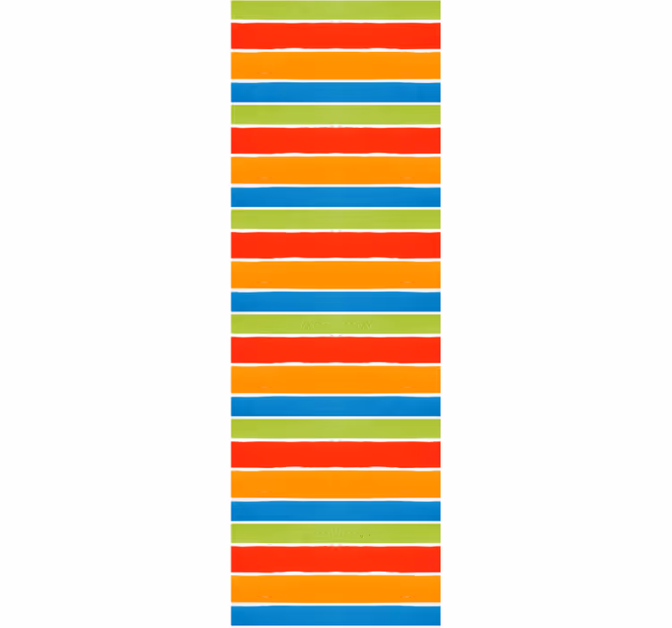 Multicolor Stripes striped wallpaper - TenStickers