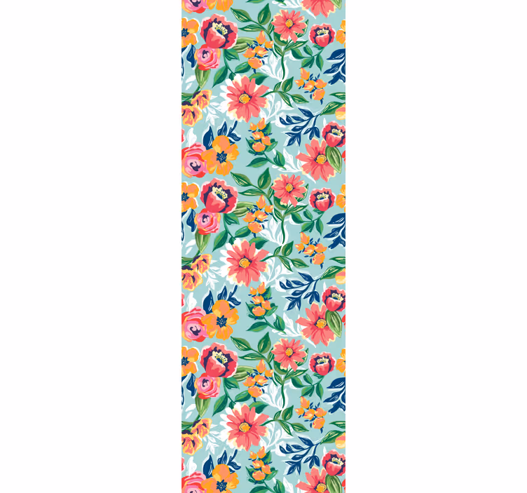 Floral Garden Design flower wallpaper - TenStickers