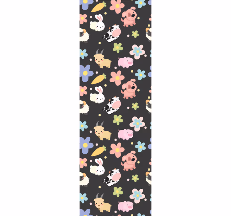 Animal wallpaper animal pattern joy - TenStickers