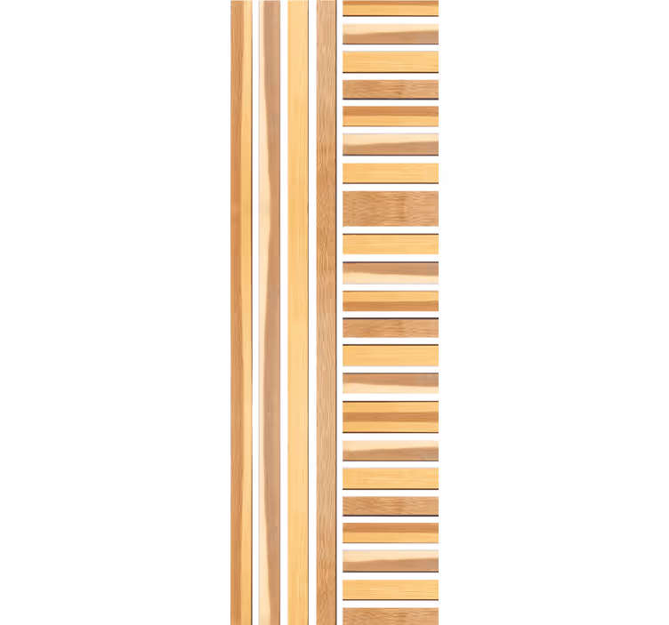 Lined Wood striped wallpaper - TenStickers