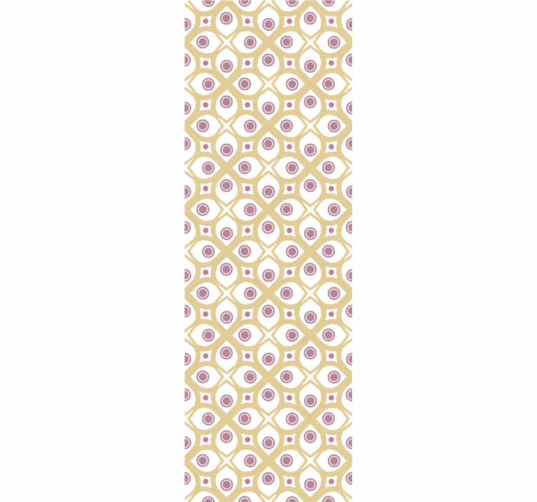 Traditional bright 80s' pattern wallpaper - TenStickers