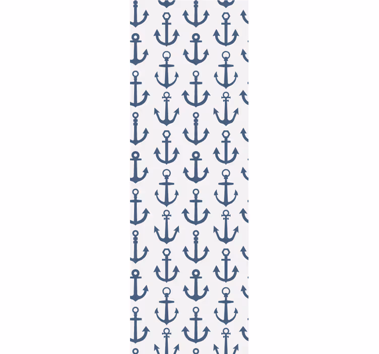Anchor Pattern Design customised wallpaper - TenStickers