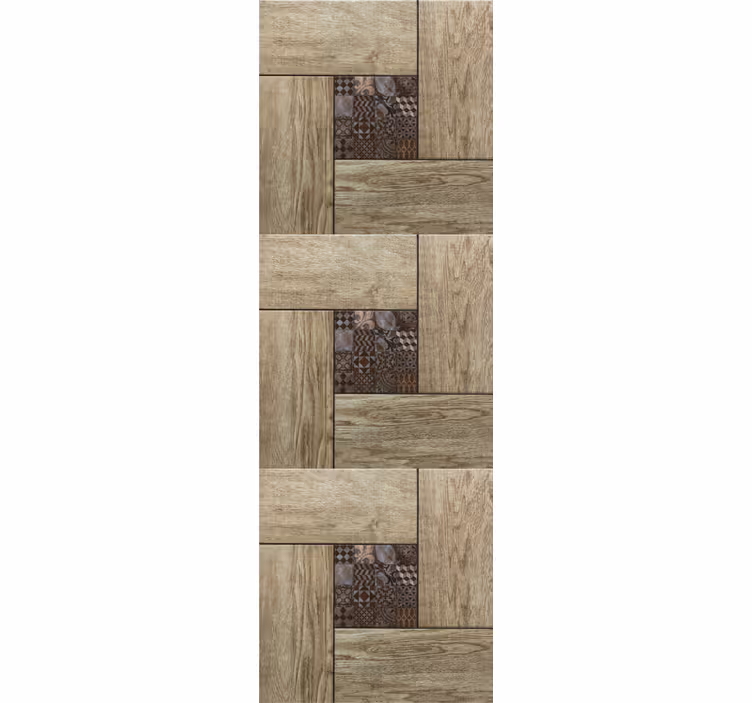 Imitation Wood Panels wood wallpaper - TenStickers