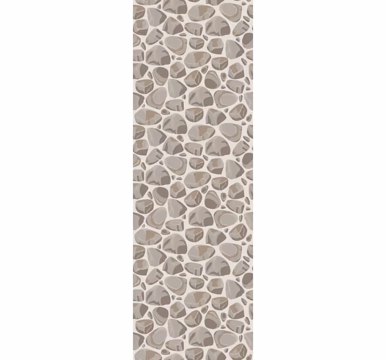 Rustic stones "japandi" style Stone Wallpaper - TenStickers