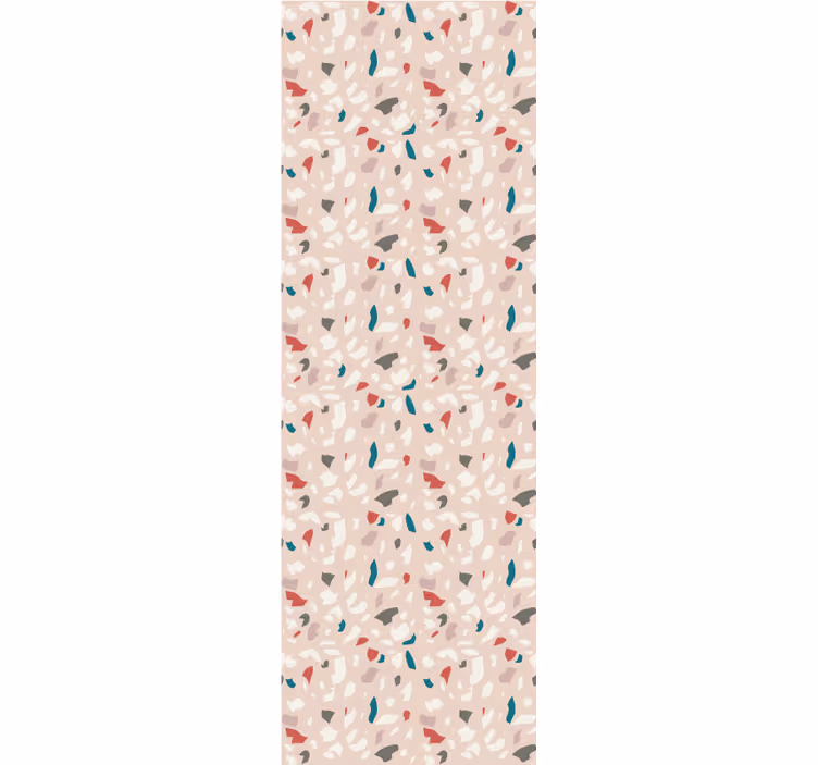 Textured wallpaper in abstract beige terrazzo - TenStickers
