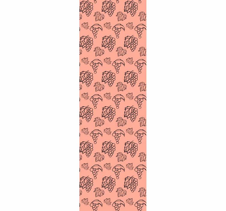 Grapevine pattern kitchen wallpaper - TenStickers