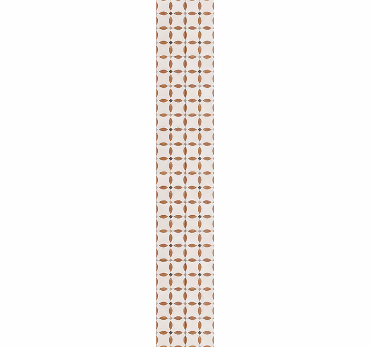 Beige geometric textured motif kitchen wallpaper - TenStickers