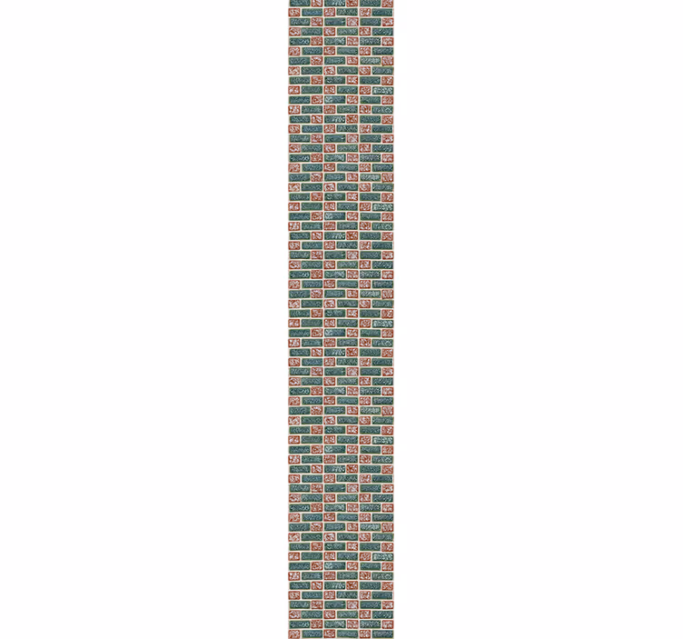 Simple brick tile  brick wallpaper - TenStickers