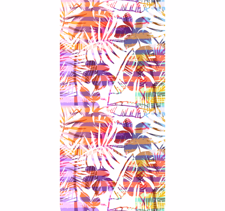 Vibrant Floral Patterns flower wallpaper - TenStickers