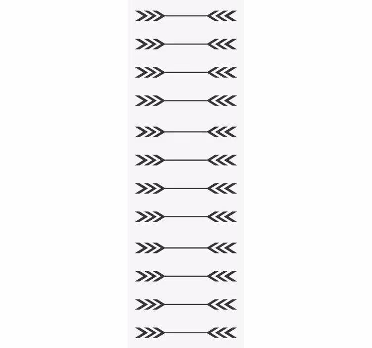 Minimalistic arrow patterns customised wallpaper - TenStickers