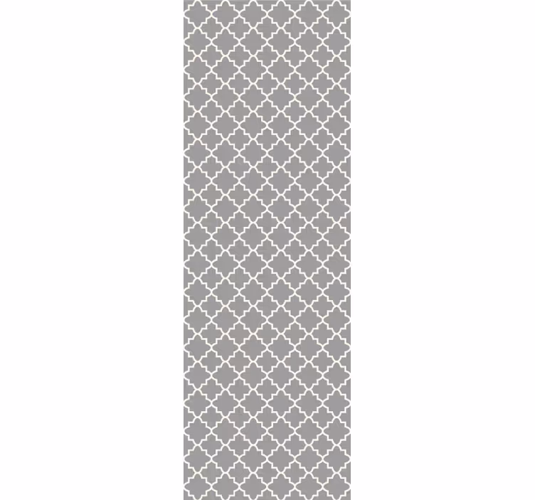 Elegant geometric shapes dining room wallpaper - TenStickers