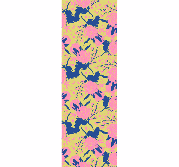 Vibrant Floral Pattern flower wallpaper - TenStickers