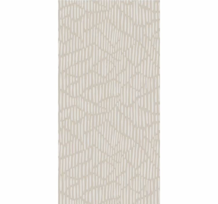 Scandinavian abstract beige Bedroom Wallpaper - TenStickers