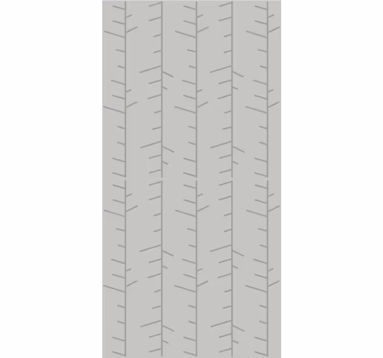 Scandinavian grey vertical Bedroom Wallpaper - TenStickers