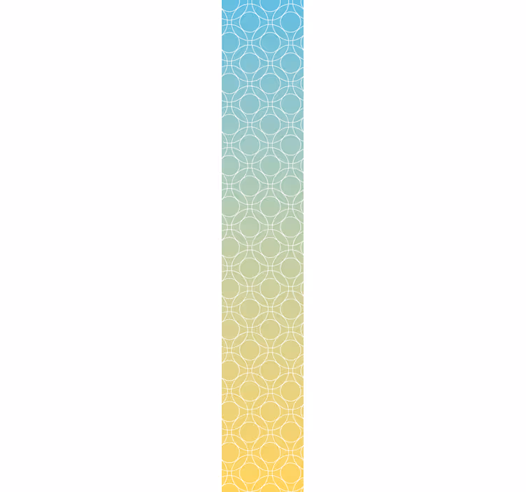 Geometric wallpaper in geometric gradient - TenStickers