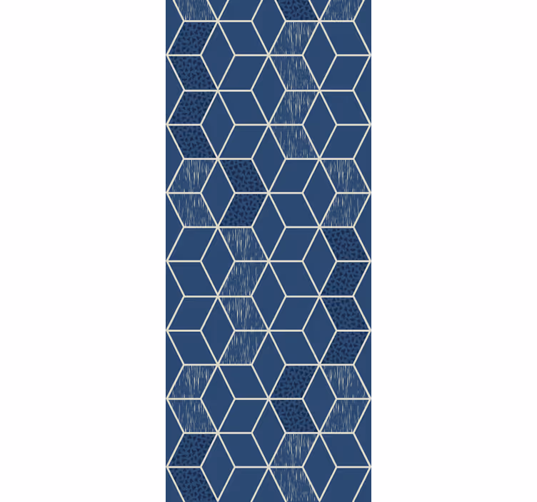 'Distressed Vittoria' geometric wallpaper - TenStickers