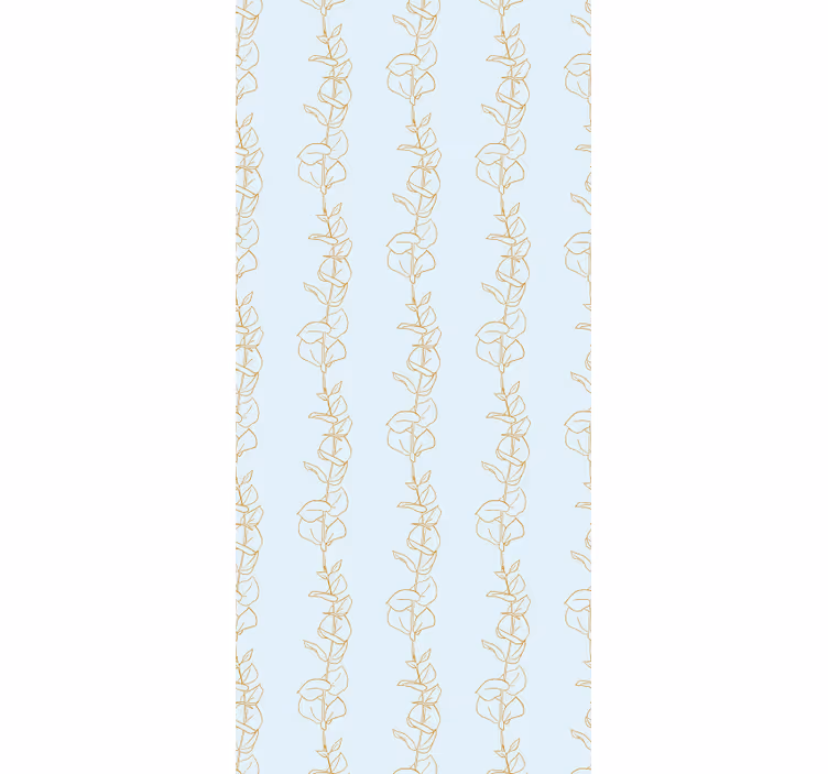 Vine Pattern Design floral ornament wallpaper - TenStickers