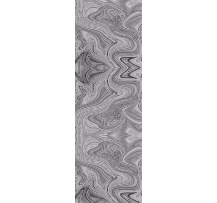 Swirling Gray Patterns marble wallpaper - TenStickers