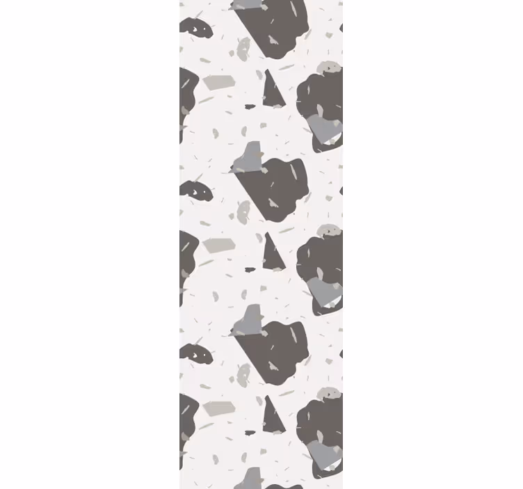 Abstract Grey Shapes texture pattern wallpaper - TenStickers