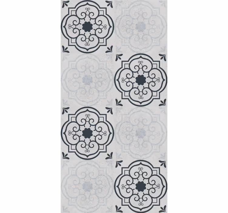 Decorative cement tile concrete wallpaper - TenStickers