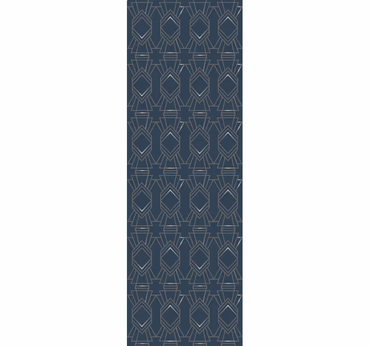 Art Déco rhombus classic wallpaper - TenStickers
