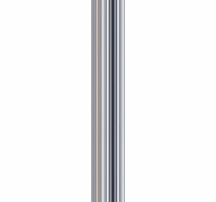 Classic fabric stripes vertical wallpaper - TenStickers