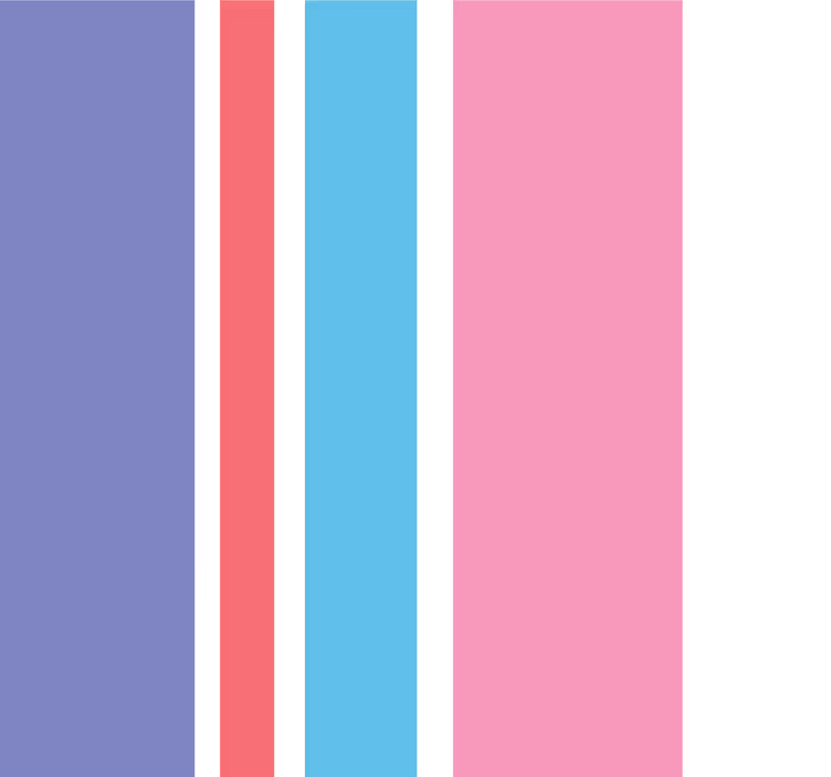 Purple and pink Vertical Wallpaper - TenStickers
