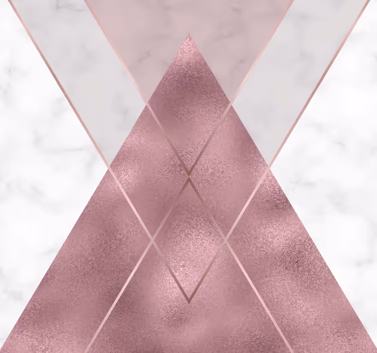 Triangular Patterns geometric wallpaper - TenStickers