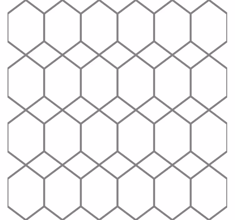 Interlaced pattern shapes wallpaper - TenStickers