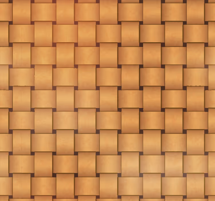 Wooden Grid Pattern wood wallpaper - TenStickers
