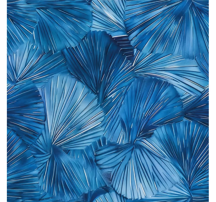 Blue visual points modern wallpaper - TenStickers