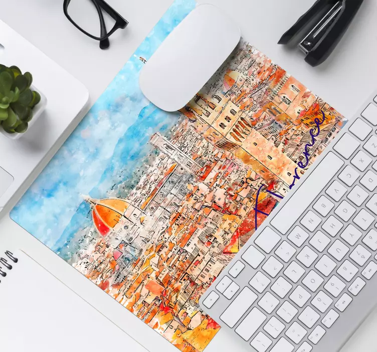 Florence skyline more mousepads - TenStickers