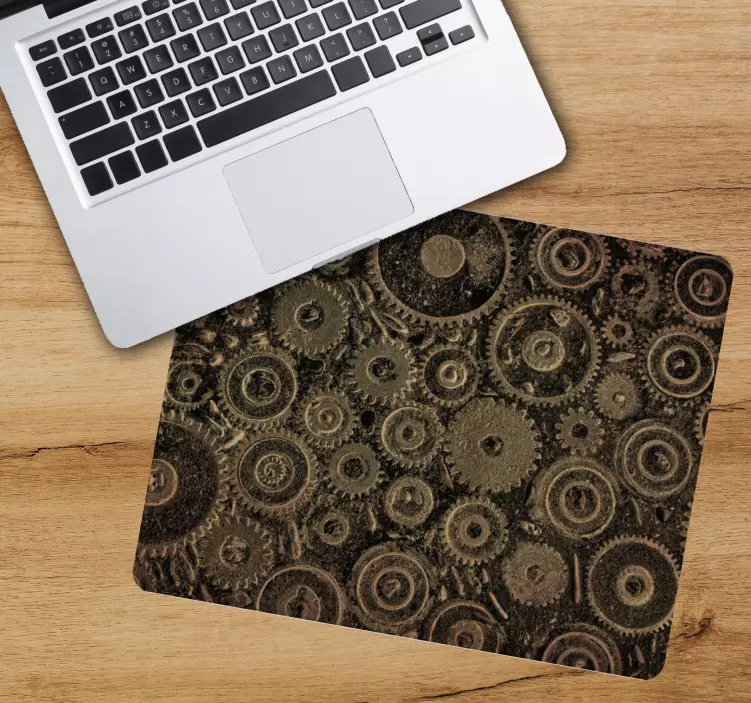 Industrial-style set of gear original mouse pad - TenStickers