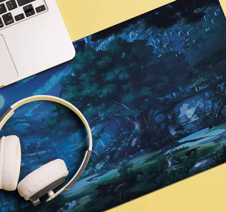 Natural landscape anime XXL mousepad - TenStickers