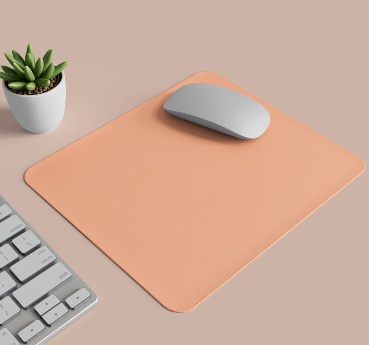 Peach fuzz  vinyl mouse mats - TenStickers