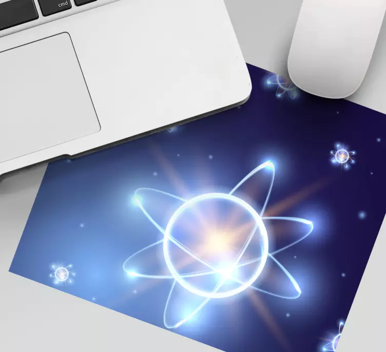Science atoms gaming mouse pad - TenStickers